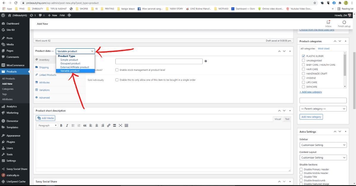 3 langkah mudah cara buat variasi produk di wordpress2