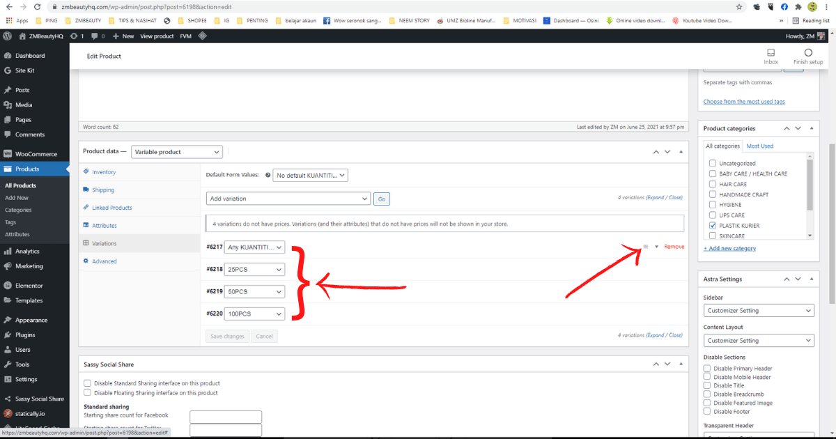 3 langkah mudah cara buat variasi produk di wordpress6