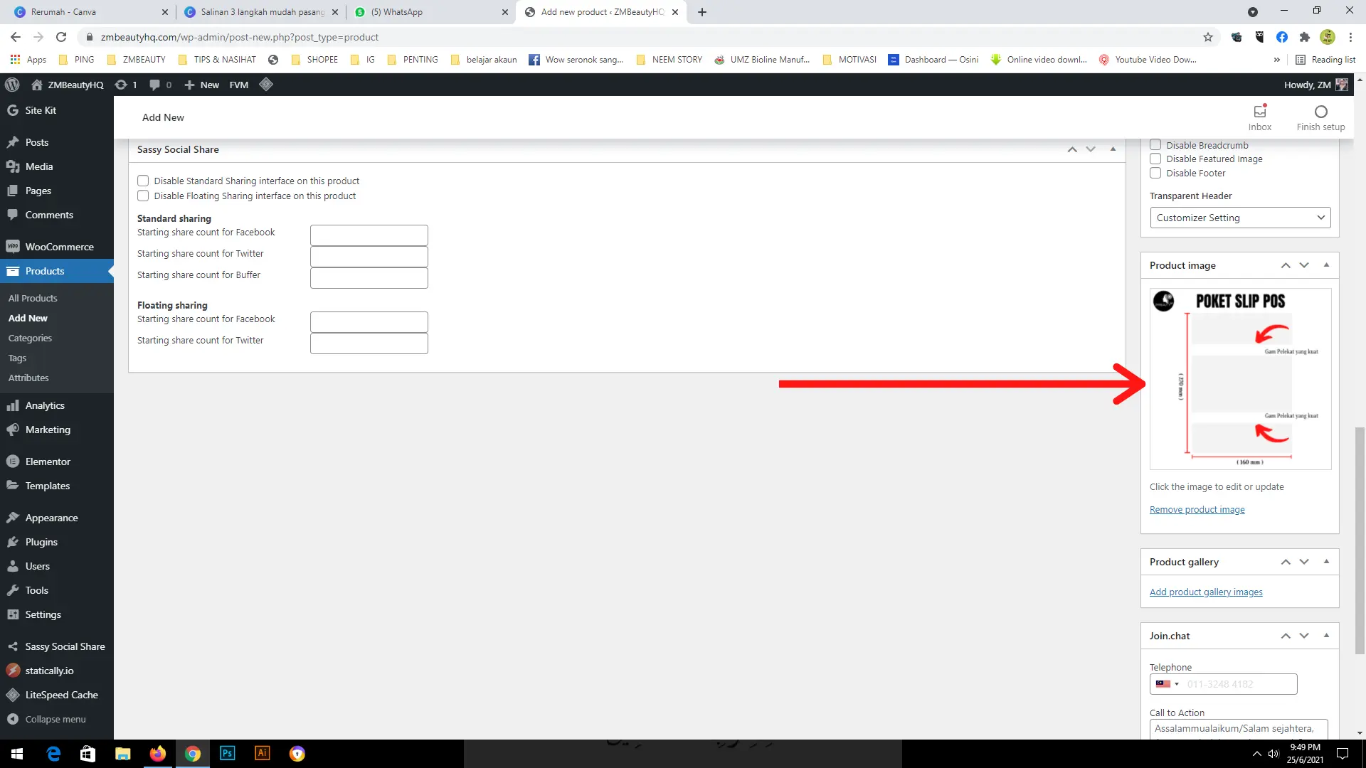 Tambah Produk di WordPress : 3 Langkah Mudah Panduan WooCommerce