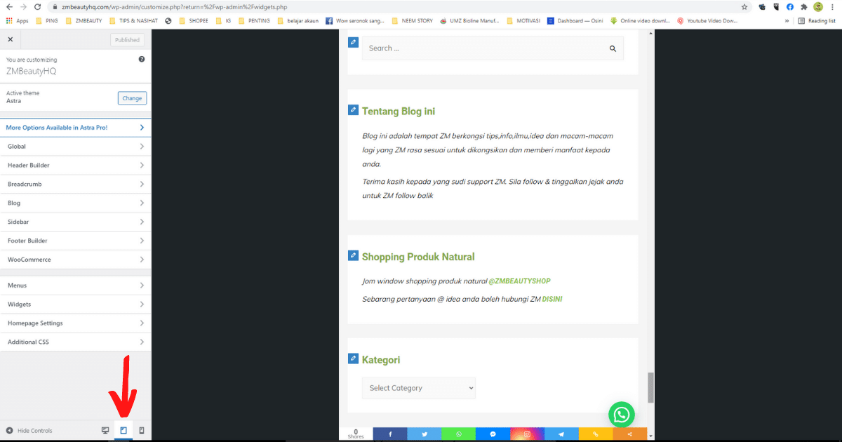 3 langkah mudah pasang side bar di wordpress10