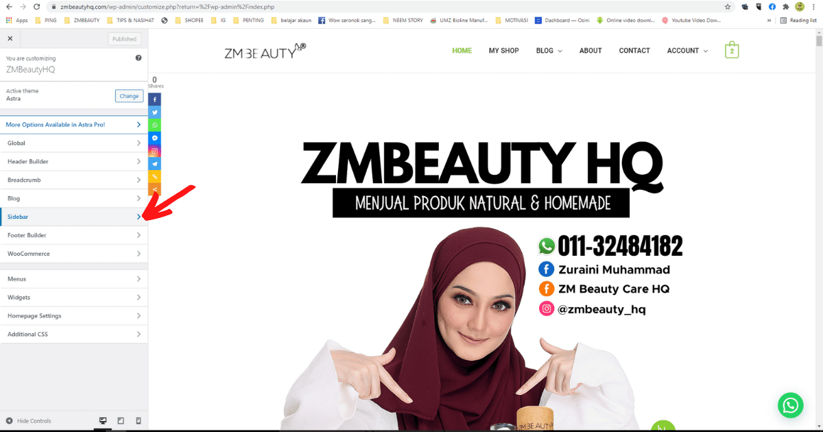 3 langkah mudah pasang side bar di wordpress3