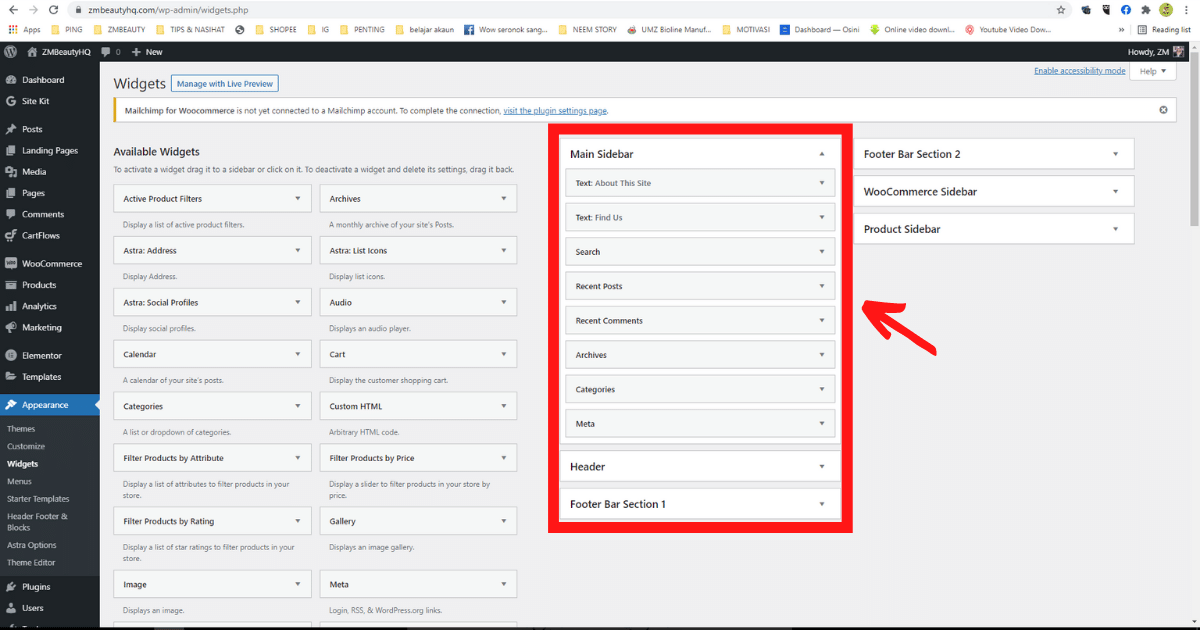 3 langkah mudah pasang side bar di wordpress6