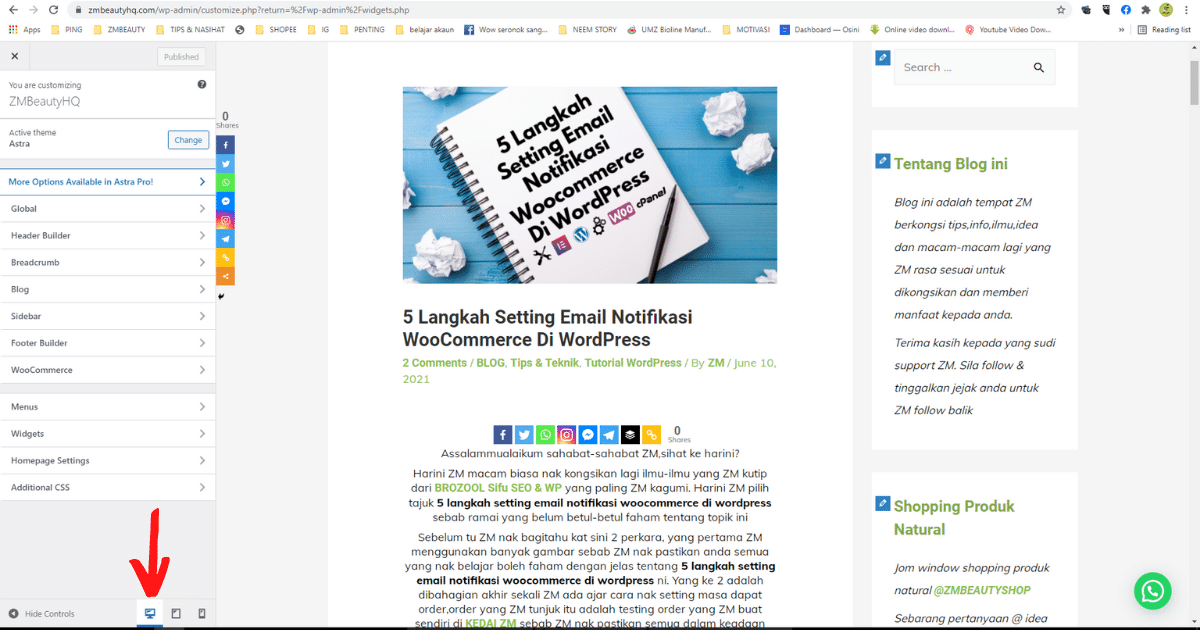 3 langkah mudah pasang side bar di wordpress9