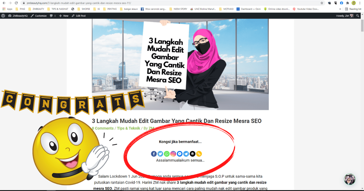 5 langkah mudah pasang plugin share media sosial di wordpress12