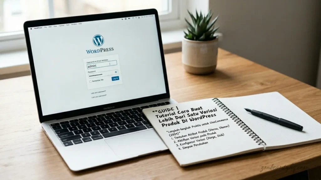 Gambar muka depan Tutorial Cara Buat Banyak Variasi Produk Di WordPress
