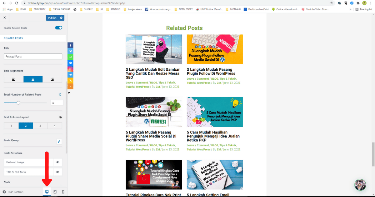 cara mudah membuat related post bawah artikel di wordpress8