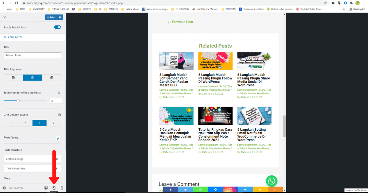 cara mudah membuat related post bawah artikel di wordpress9