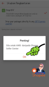 dropship di shopee - cara dropship hantar waybill shopee kepada supplier 20215