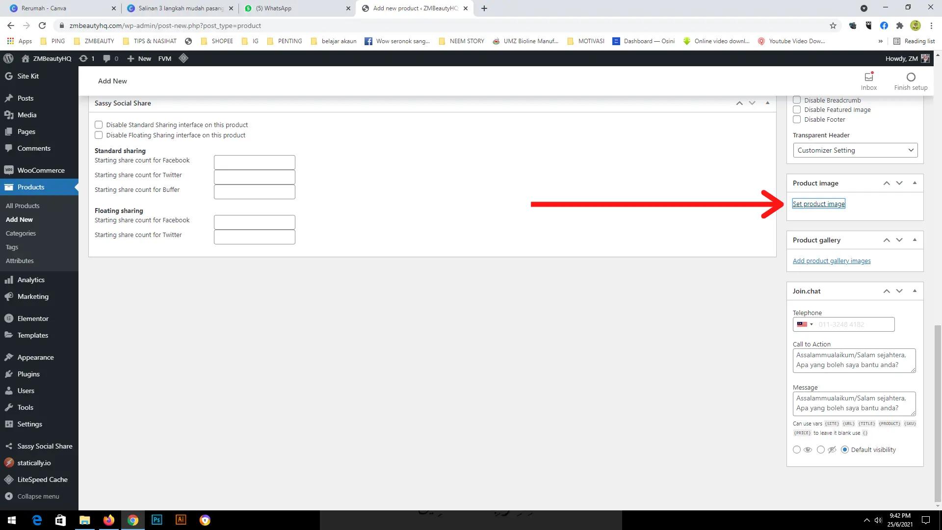 Tambah Produk di WordPress : 3 Langkah Mudah Panduan WooCommerce