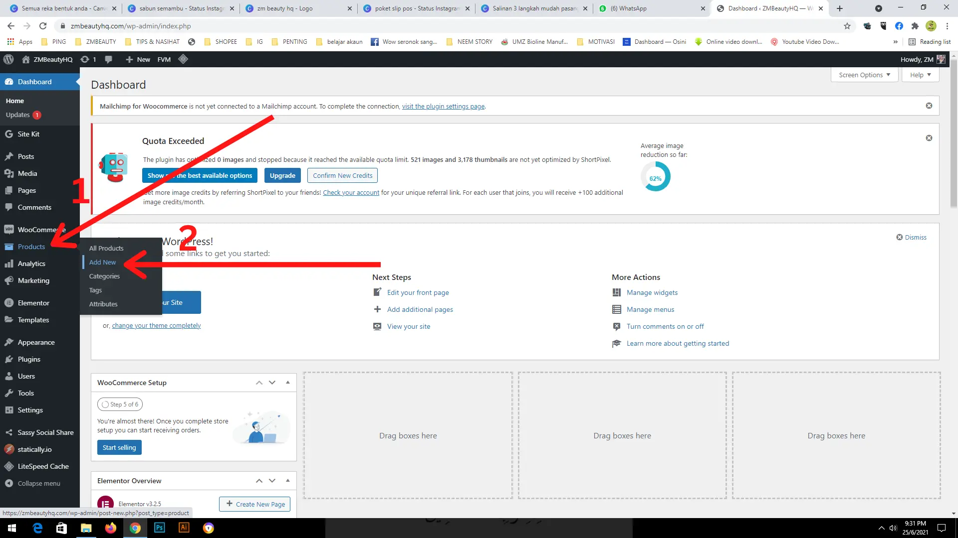 Tambah Produk di WordPress : 3 Langkah Mudah Panduan WooCommerce