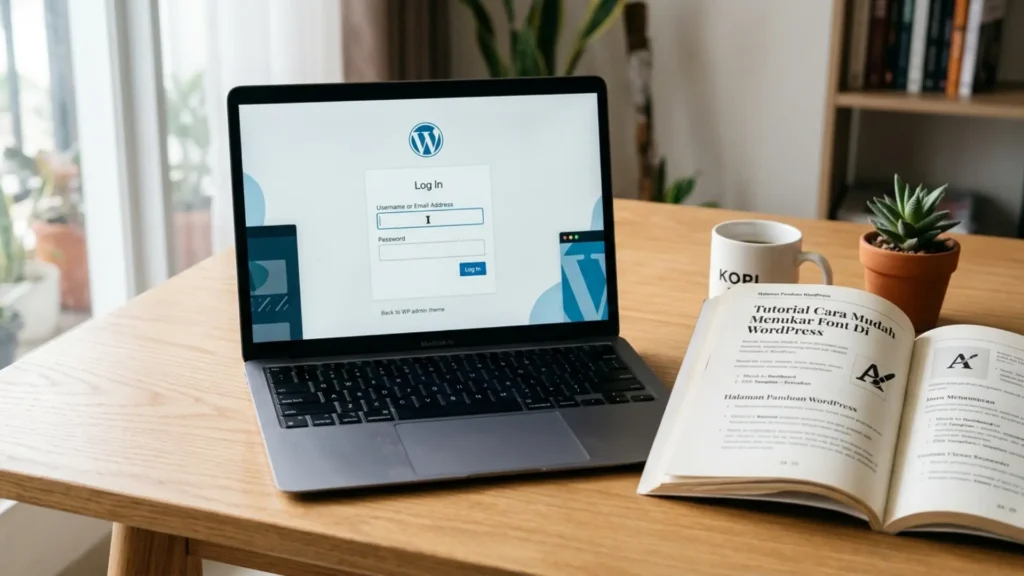 Notifikasi pengesahan hijau berjaya menerbitkan gaya tulisan baharu hasil Tutorial Cara Mudah Menukar Font Di WordPress.