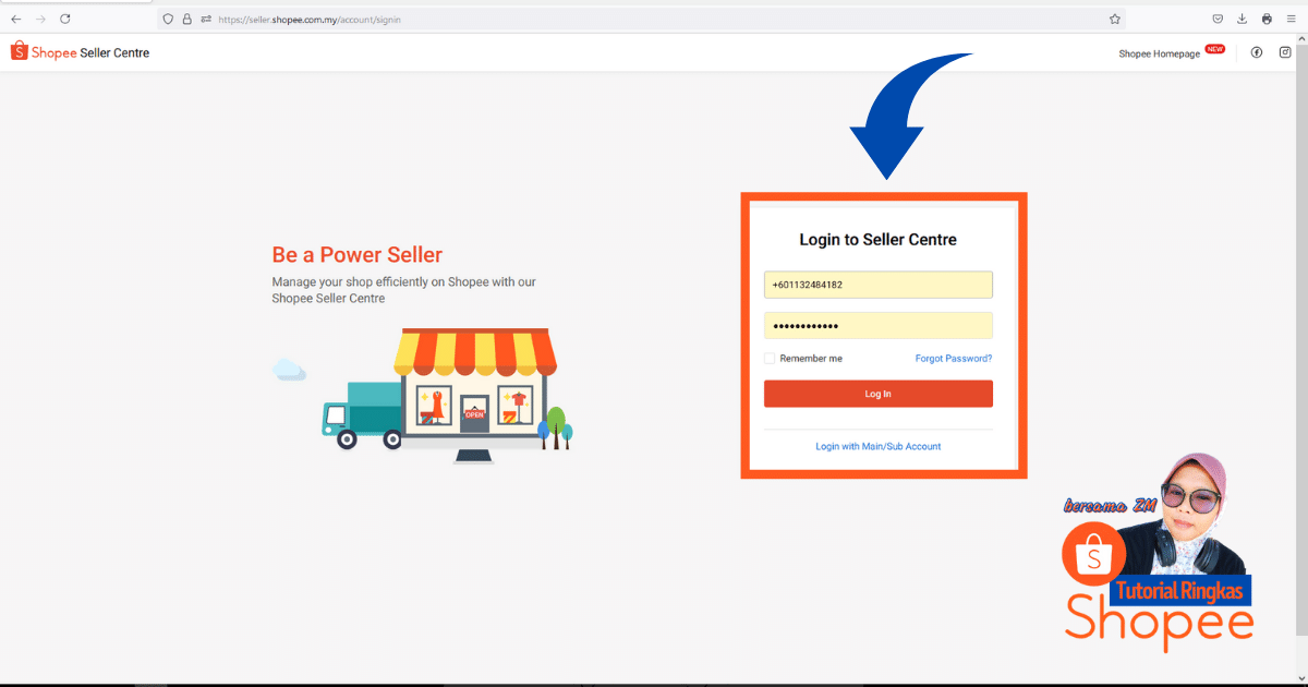 tutorial ringkas cara nak print slip pos consignment note shopee 20212