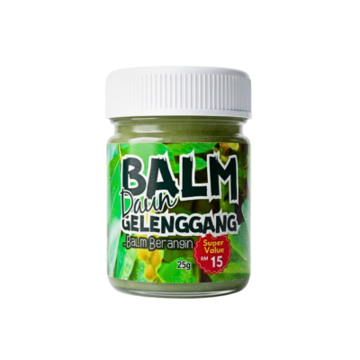 Bekas Balm Daun Gelenggang ZMBeauty 25g untuk kegunaan luar