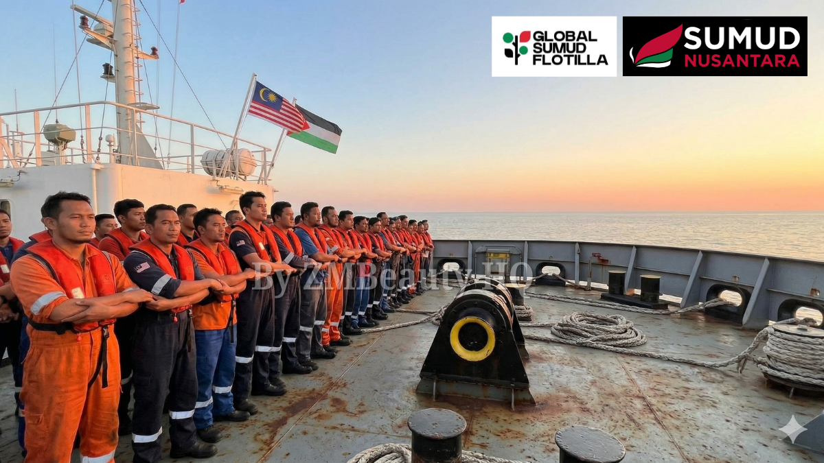 Latihan Intensif Sukarelawan Sumud Nusantara, lelak pon jalani laihan yang sama keena pihak musuh tak pilih jantina