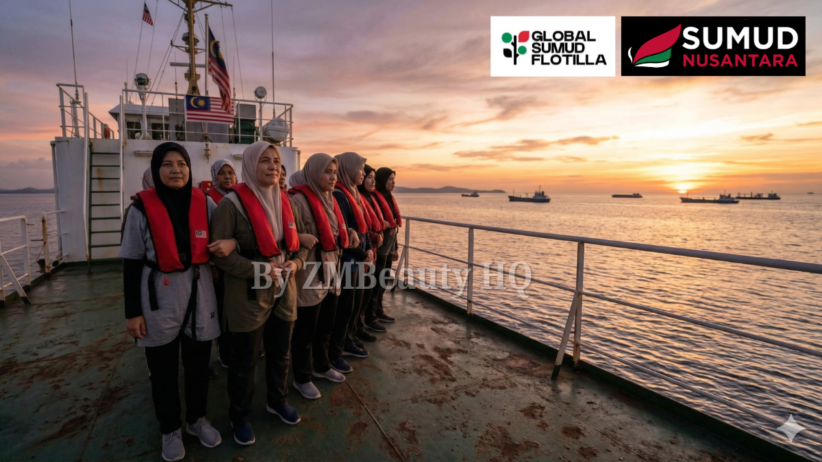 Latihan Intensif Sukarelawan Sumud Nusantara - pasukan wanita diberi latihan untuk kekuatan menghadapi perkara yang sama nanti