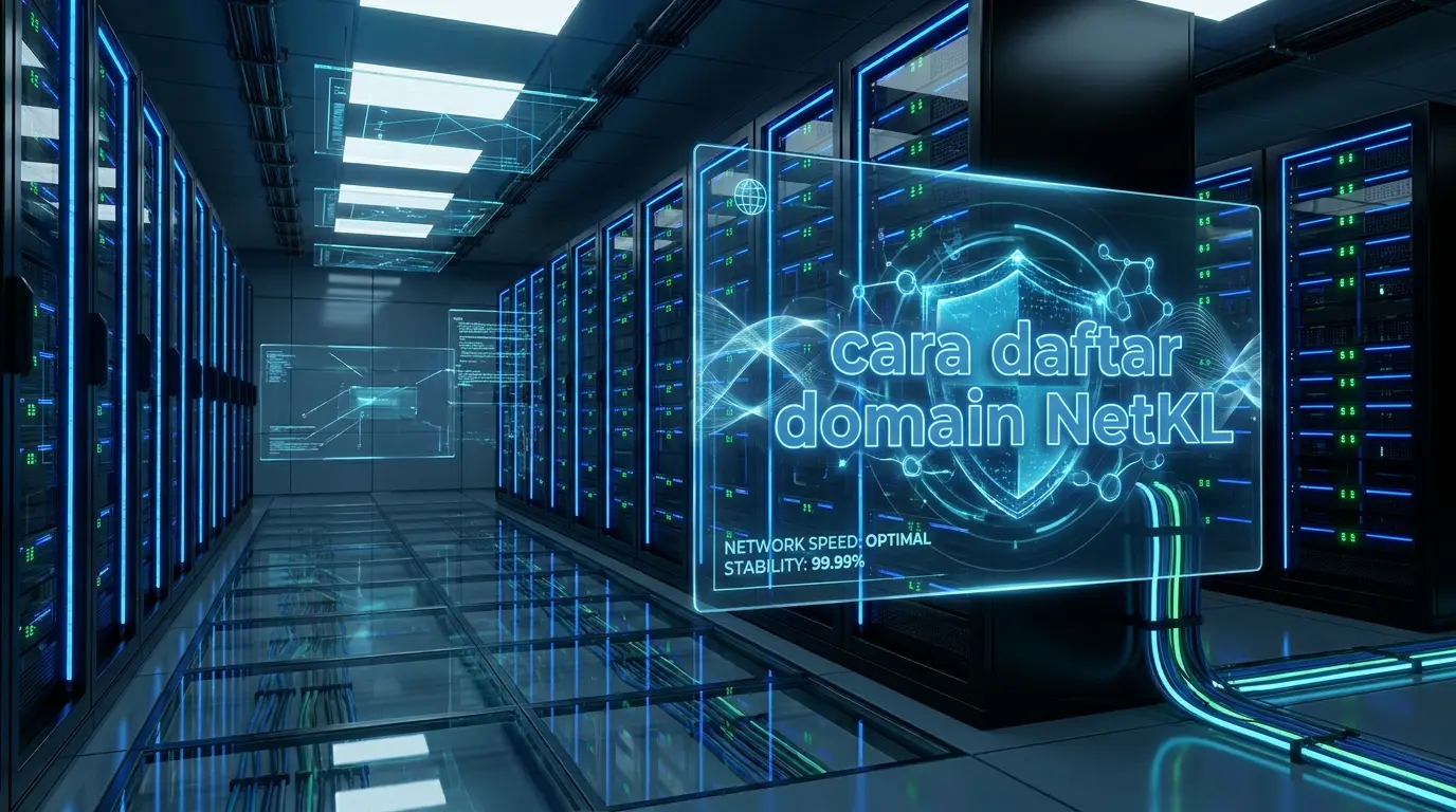Infrastruktur pusat data tempatan yang stabil untuk usahawan yang memilih cara daftar domain NetKL.