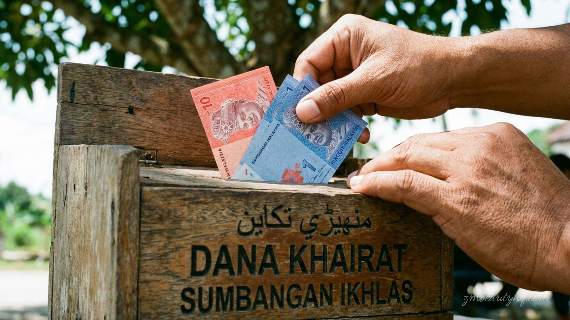 Proses mengasingkan sebahagian wang keuntungan jualan untuk tujuan sedekah jariah bagi membersihkan harta usahawan.