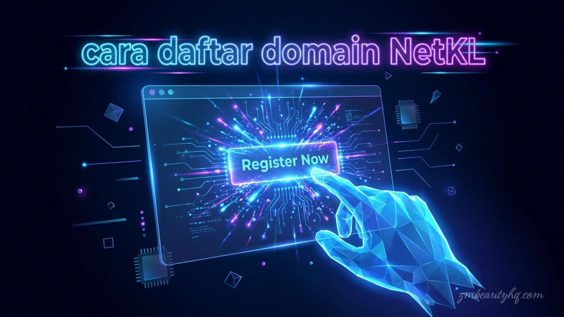 Tindakan pantas melakukan bayaran nama web idaman menerusi kaedah cara daftar domain NetKL.