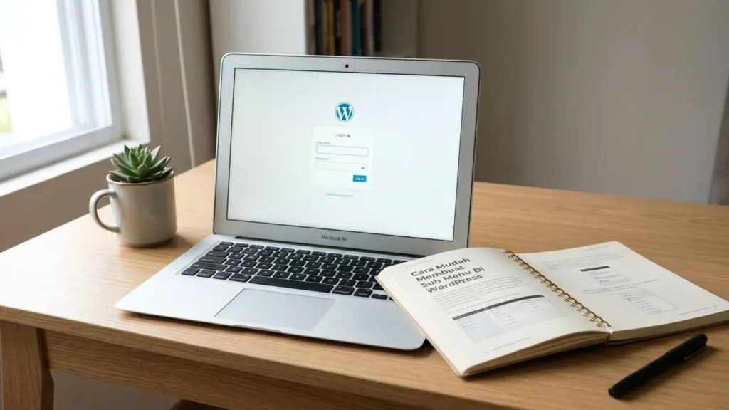 Cara Mudah Membuat Sub Menu Di WordPress gambar muka depan tutorial