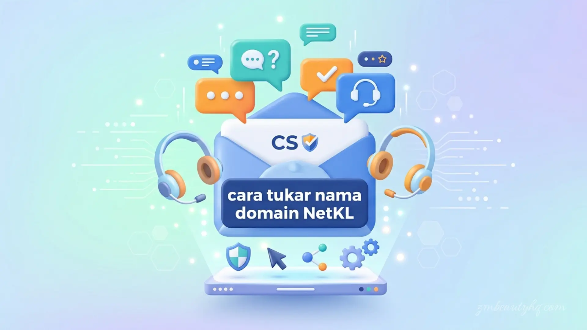 Membuka tiket bantuan sokongan tempatan dalam Bahasa Melayu untuk menyelesaikan isu cara tukar nama domain NetKL.