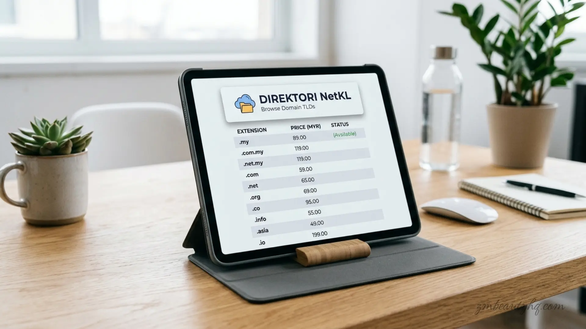 Peta direktori peringkat awal urusan pembelian nama alamat sesawang dalam sistem direktori NetKL.
